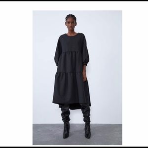Zara black dress